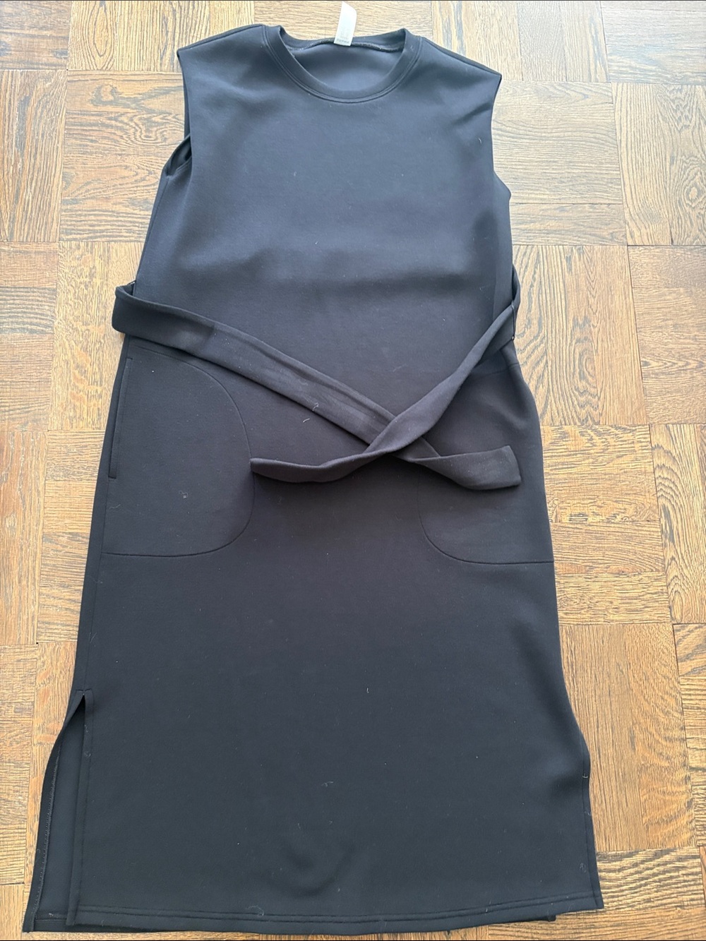 SPANX air essentials tie-waist tank dress